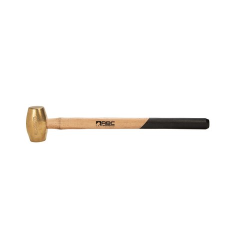 ABC HAMMERS 6 lb. Brass Hammer with 24 Wood Handle ABC6BWS